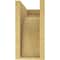 Ekena Millwork 6"W x 12"D x 12"H Classic Legacy Rough Cedar Woodgrain TimberThane Corbel, Primed Tan CORUR06X12X12LGYRCPR - alternate 5